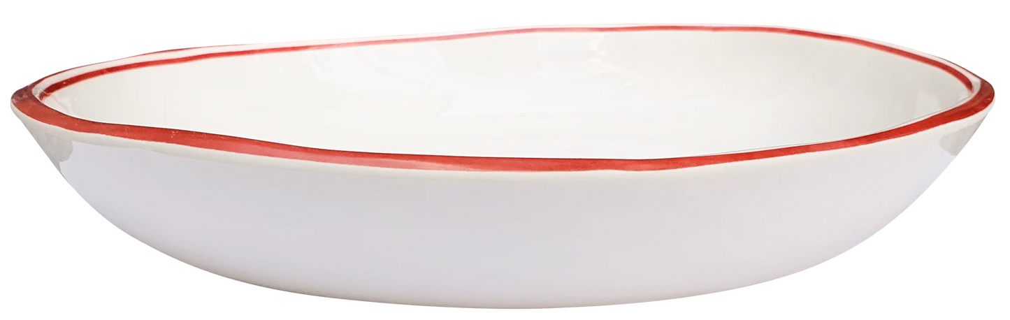 Simple Red Pasta/Soup Bowl