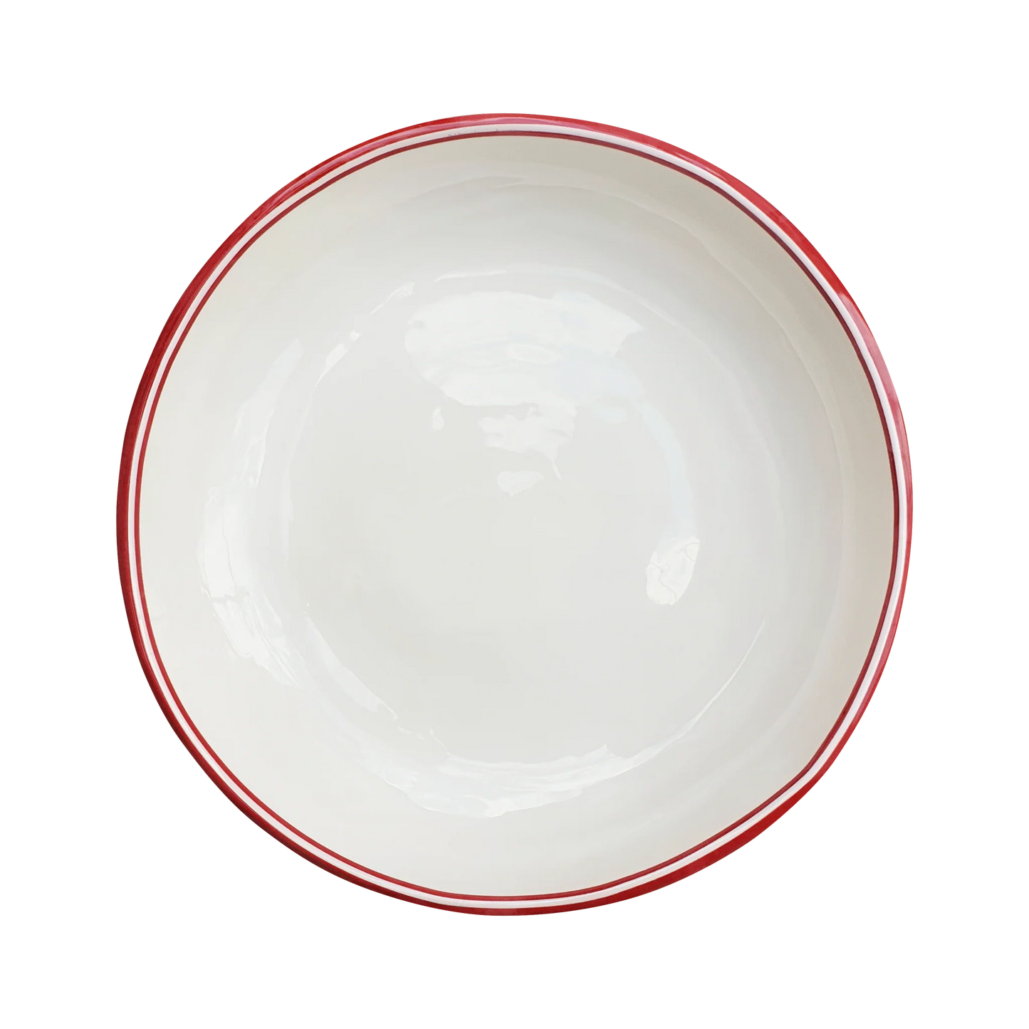 Simple Red Pasta/Soup Bowl