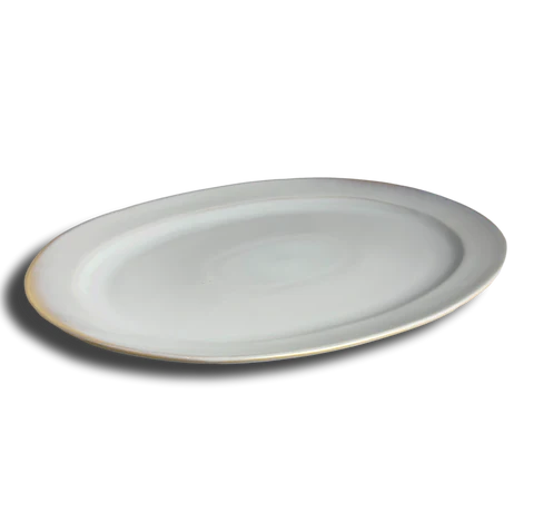 Rhapsody Oval Platter - Fog
