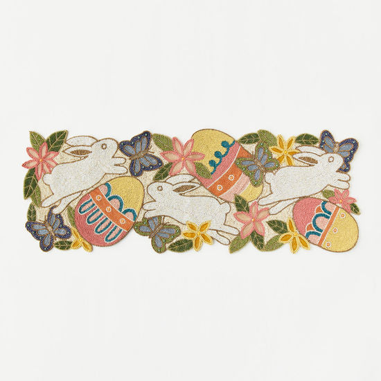 Bunny Beaded Tablerunner