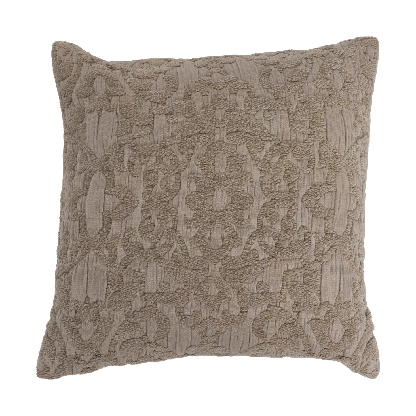 Taupe Chenille Pillow