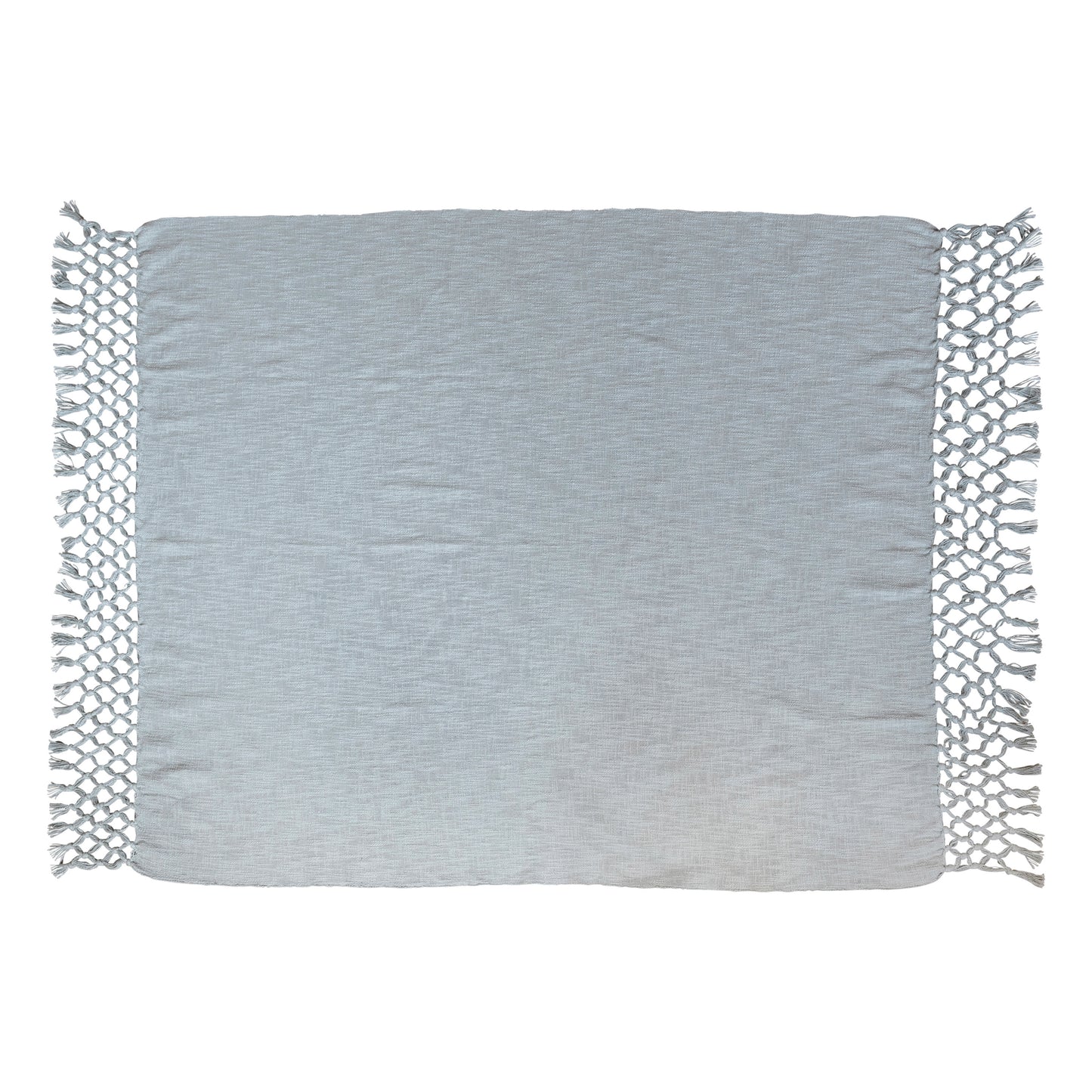 Crochet and Fringe Throw