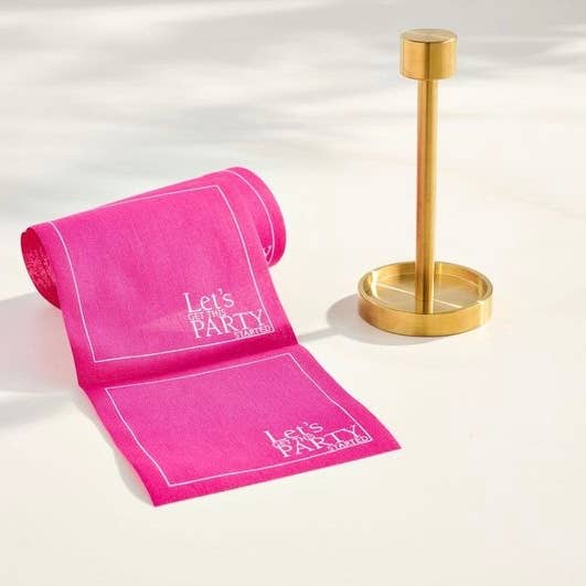 Cocktail Napkin Stand in Gold