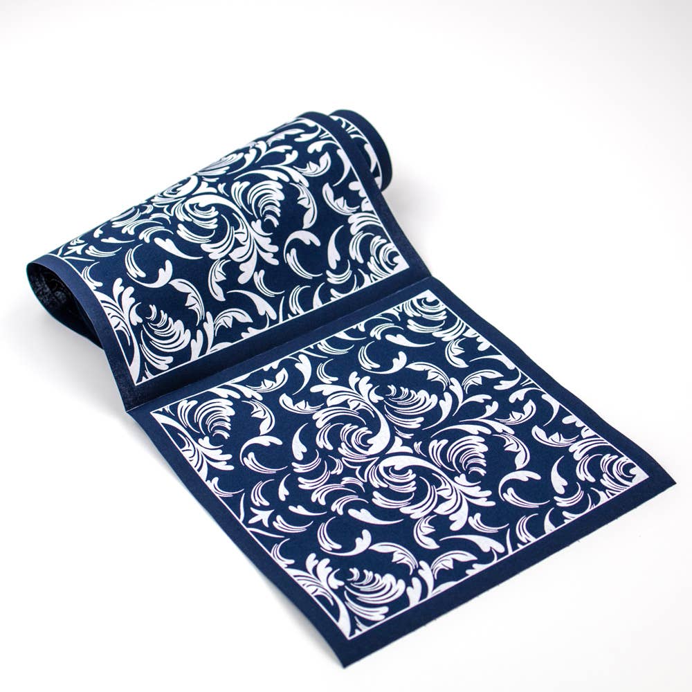 Cotton Party Napkin Roll: Midnight Mano