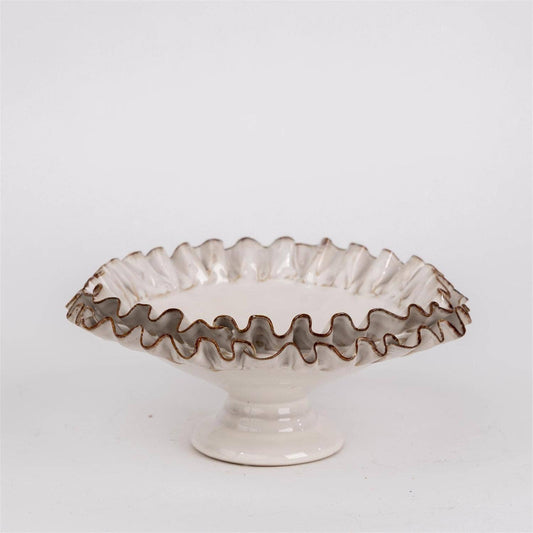 Hand Applied Ruffles Compote