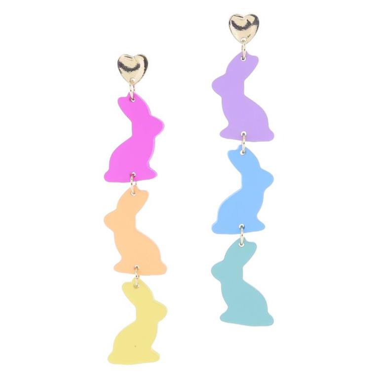 Multi Tierred Bunny Earrings