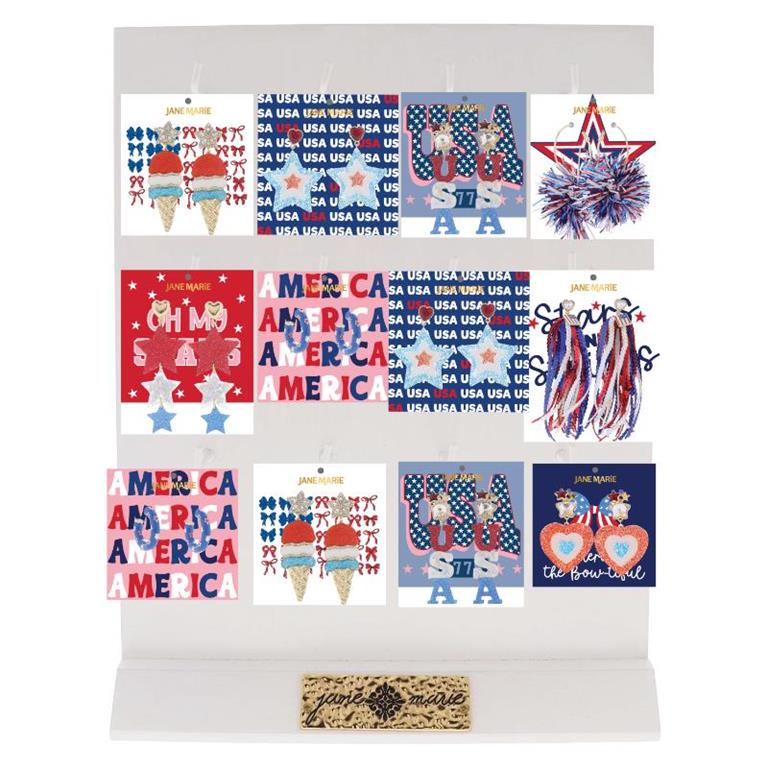 Fourth Of July Earrings