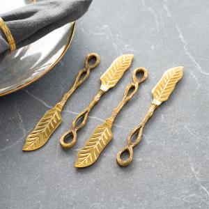 Brass Leaf Spreader