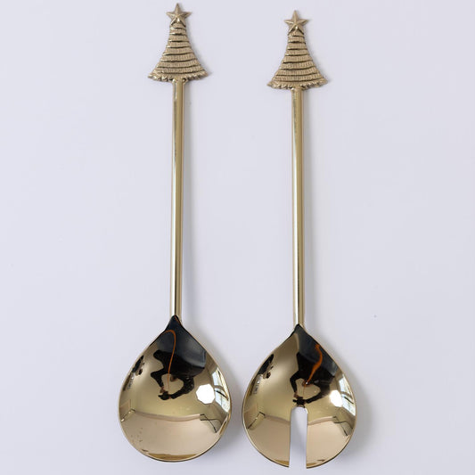 Tree Salad Server Set