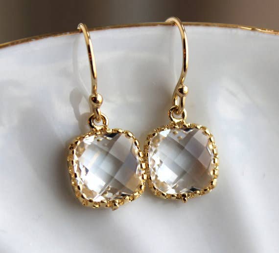Dainty Crystal Earrings
