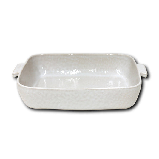 Cozina White Rectangular Baker