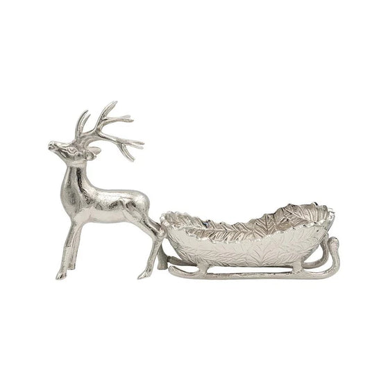 Reindeer With Sleigh Bowl