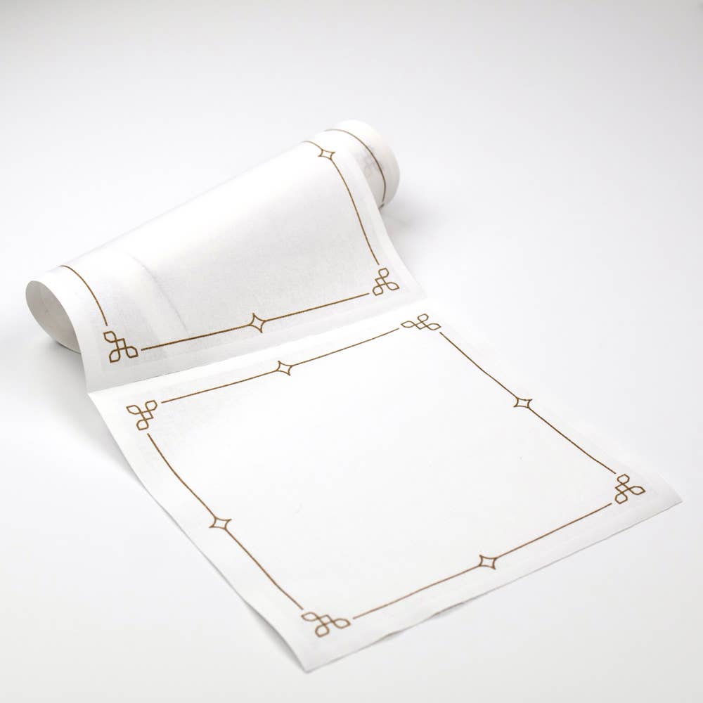Cotton Party Napkin Roll: Golden Luxe
