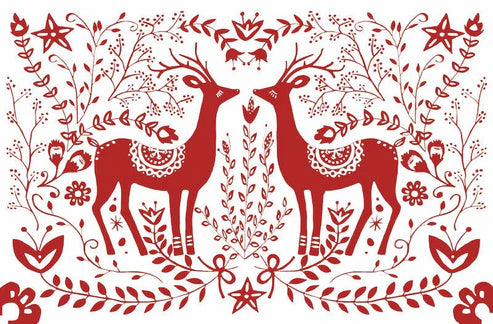 Reindeer Paper Placemats