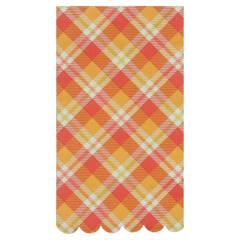 Harvest Plaid Guest Napkins