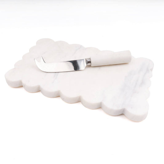 Scalloped Tray Set