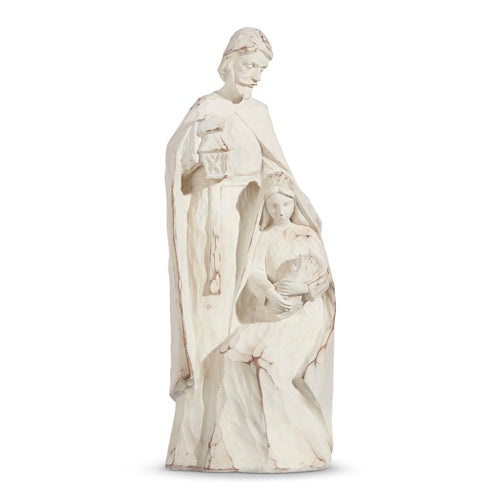 White Distressed Holy Family