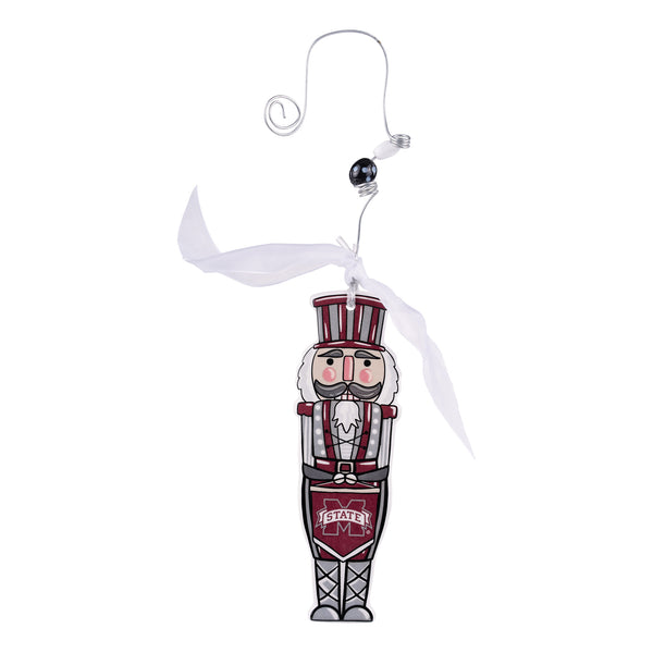 Mississippi State Nutcracker Flat Ornament