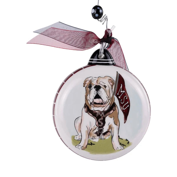 Mississippi State Mascot Puff Ornament