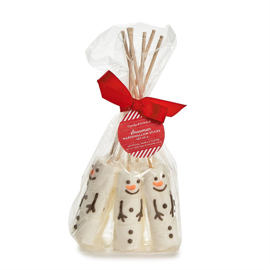 Snowman Marshmallow Sticks