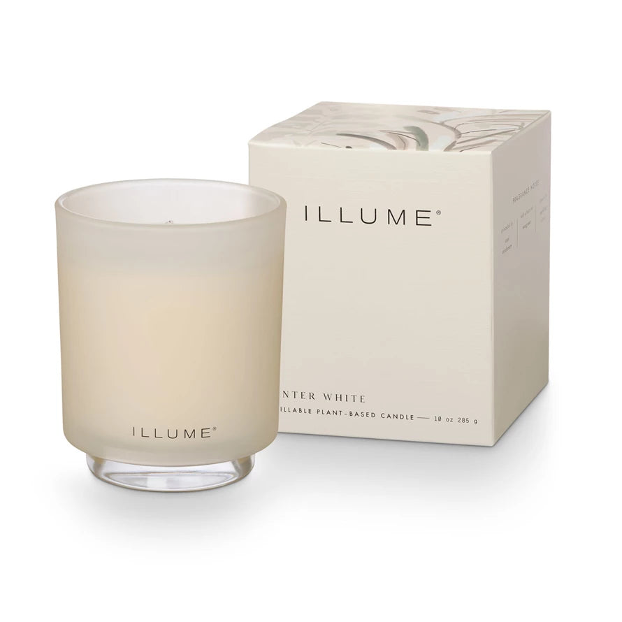 Winter White Boxed Candle