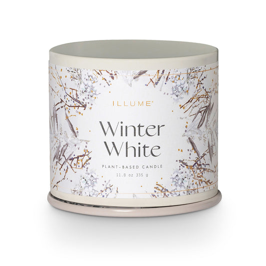 Winter White Vanity Tin