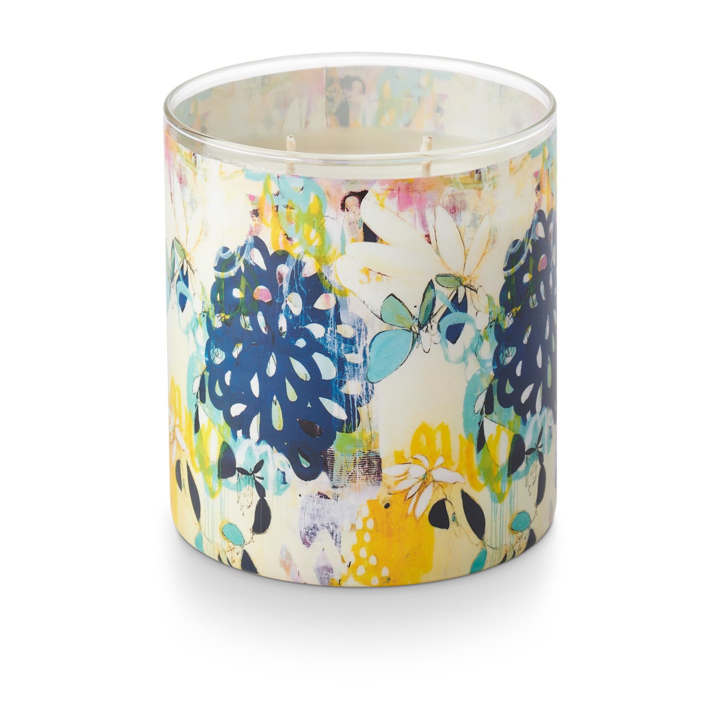 Gardenia Artist Glass Candle