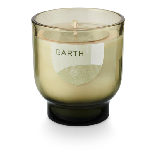 Earth Element Glass Candle