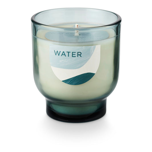 Water Element Glass Candle