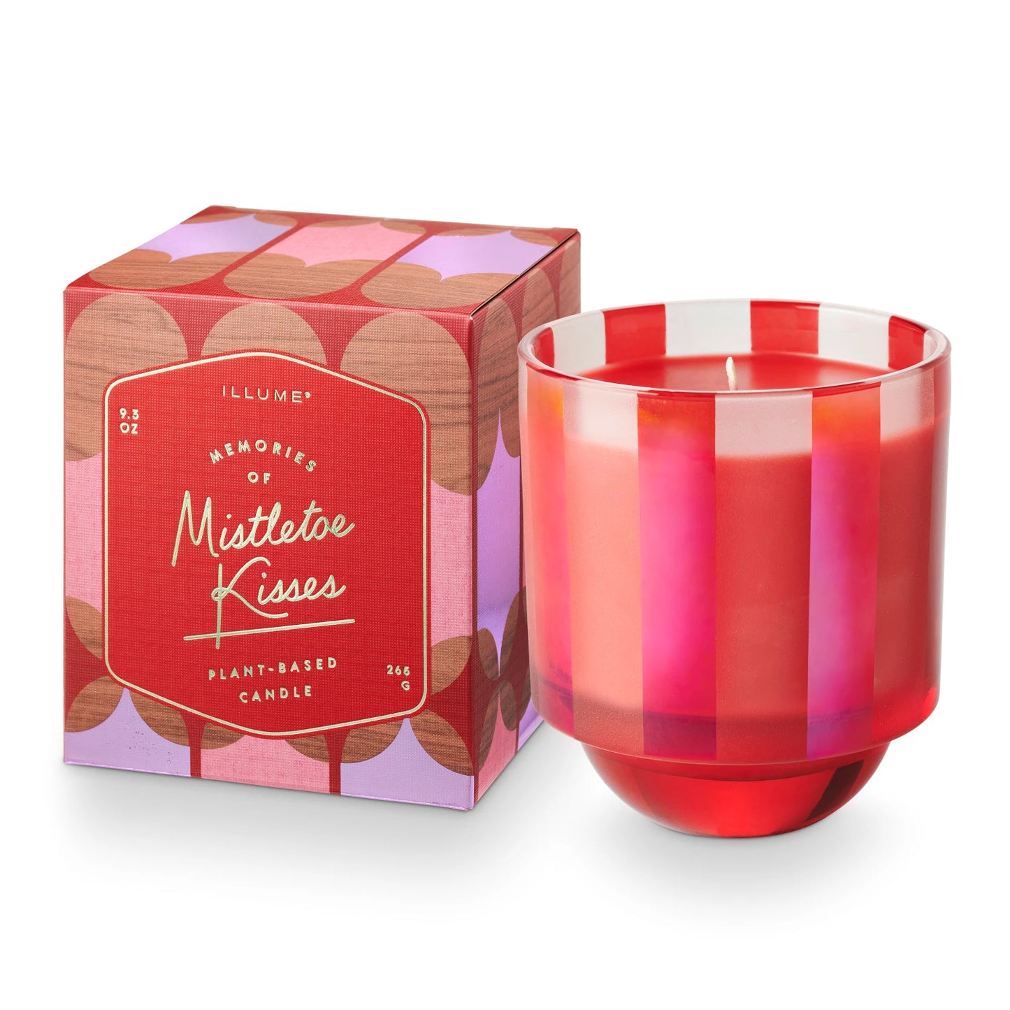 MIstletoe Kisses Boxed Glass