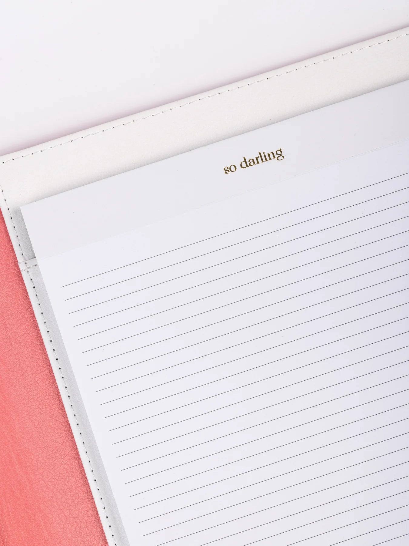 Pink Colorblock Folio