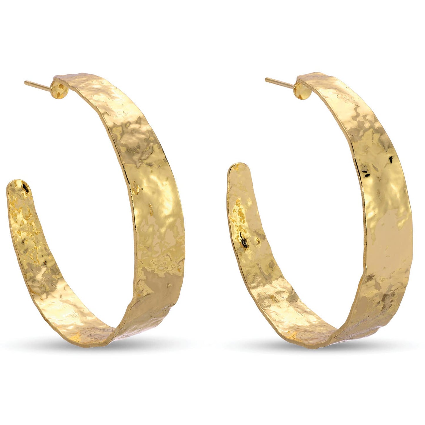 Perfectly Gilded Hoops