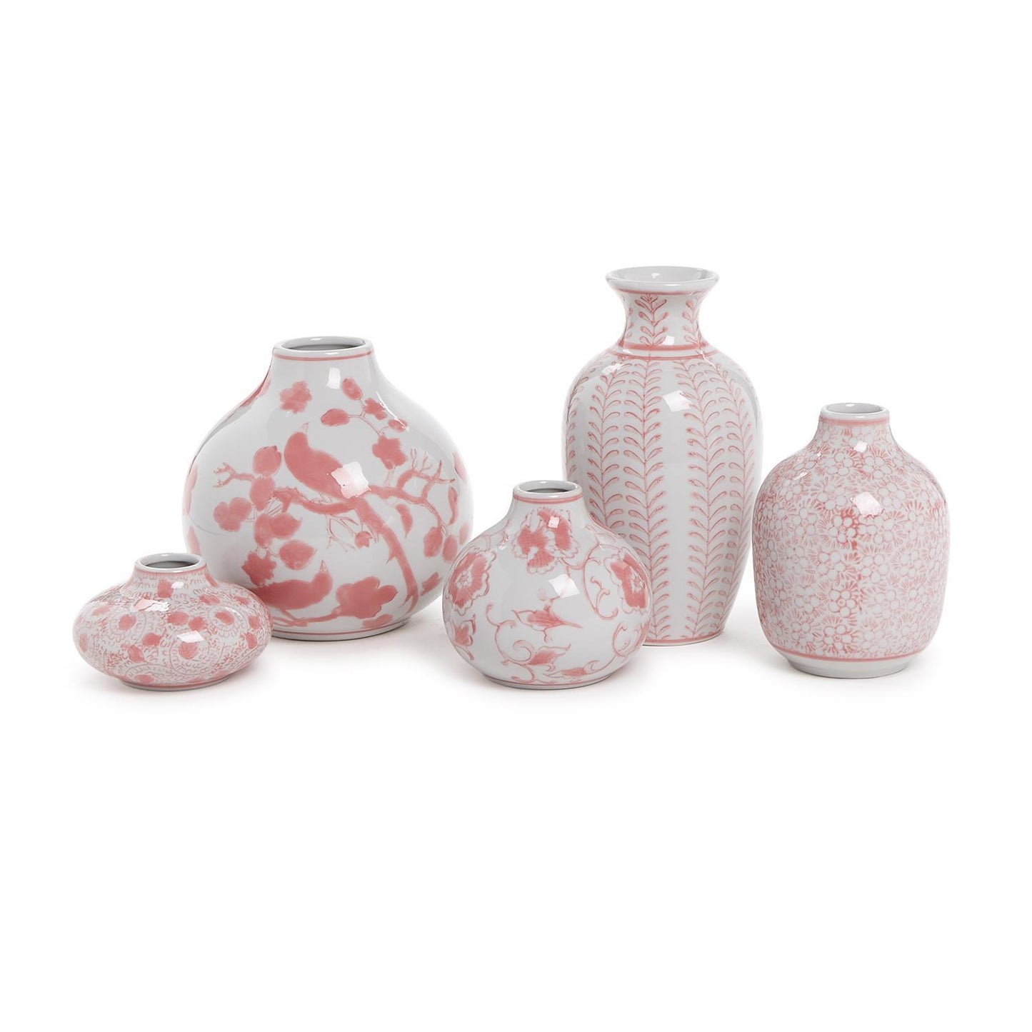 PInk Chinoiserie Vase
