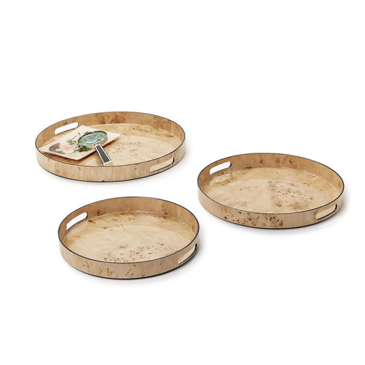 Burled Wood Tray