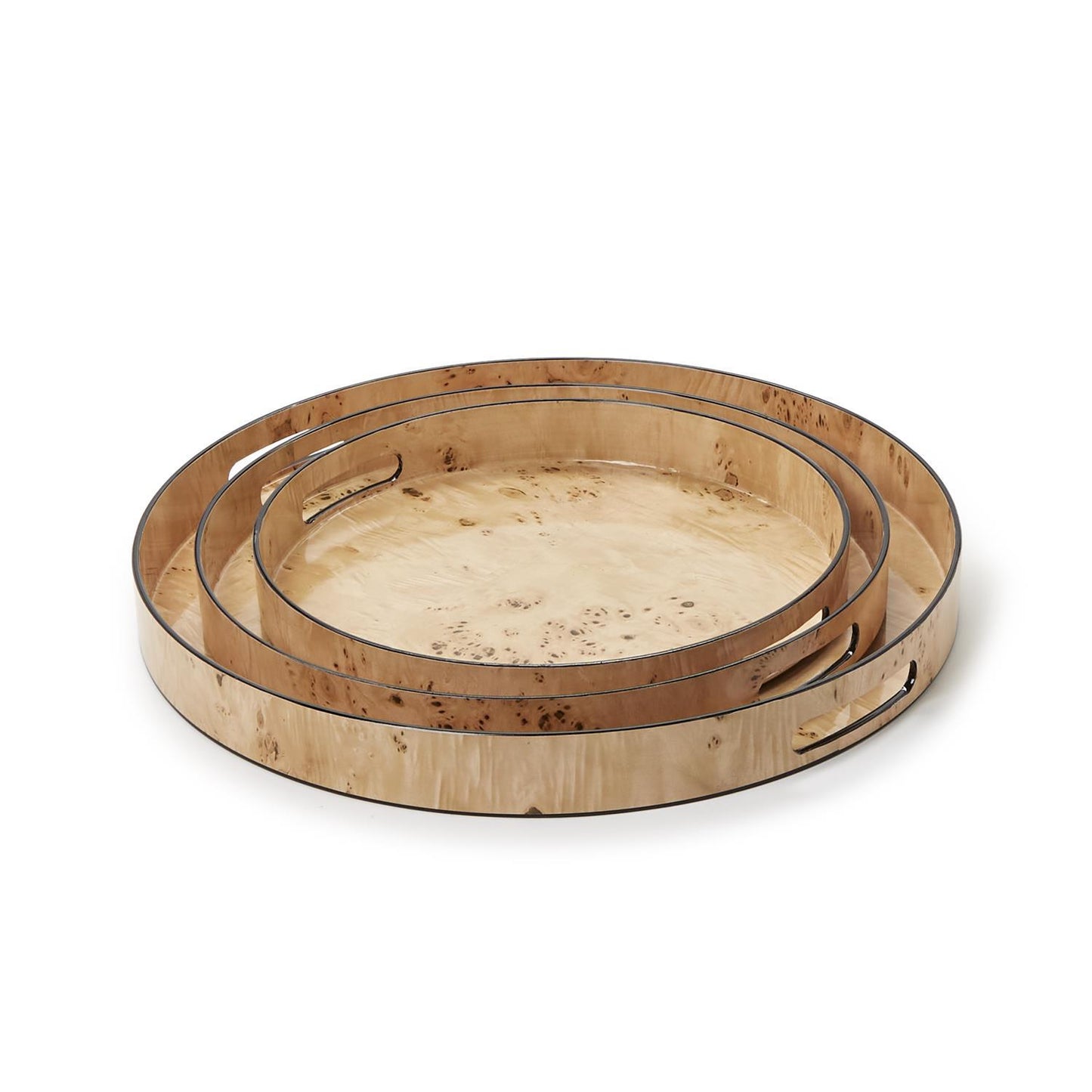 Burled Wood Tray