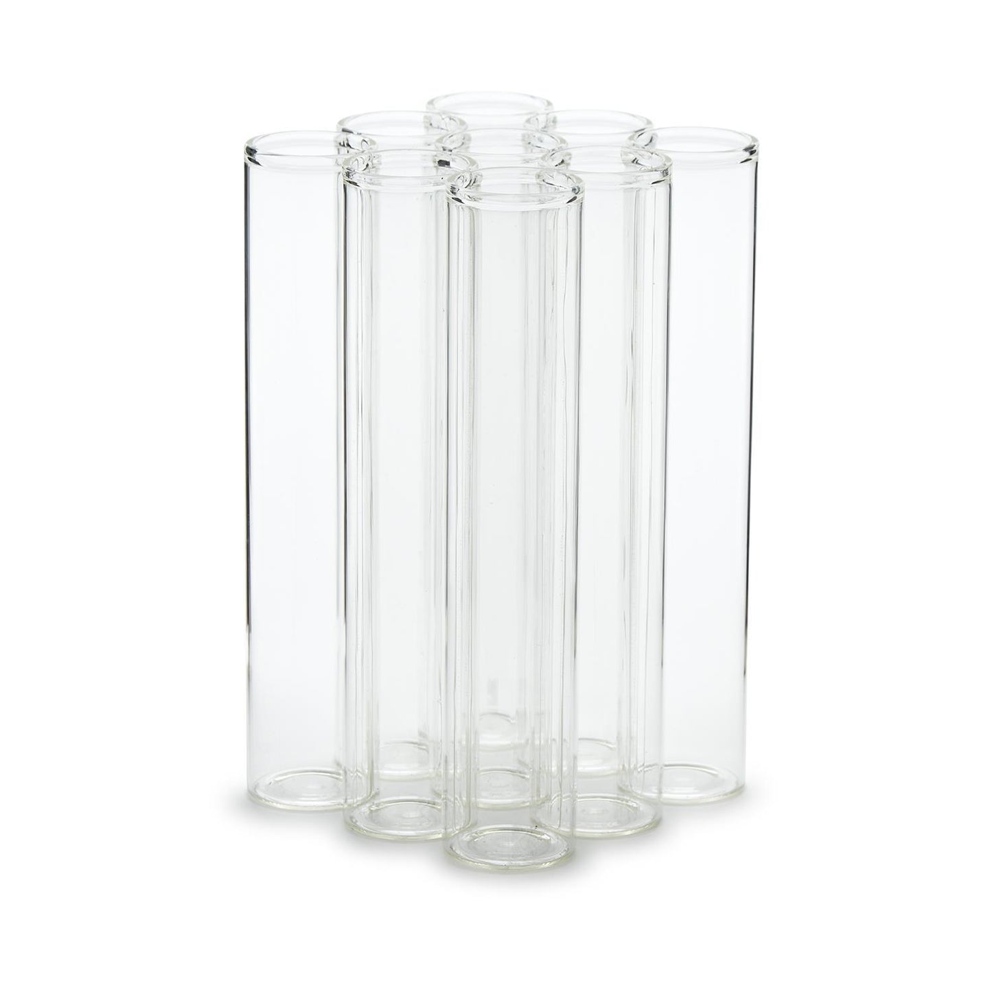 Connected 9 Tube Flower Vase