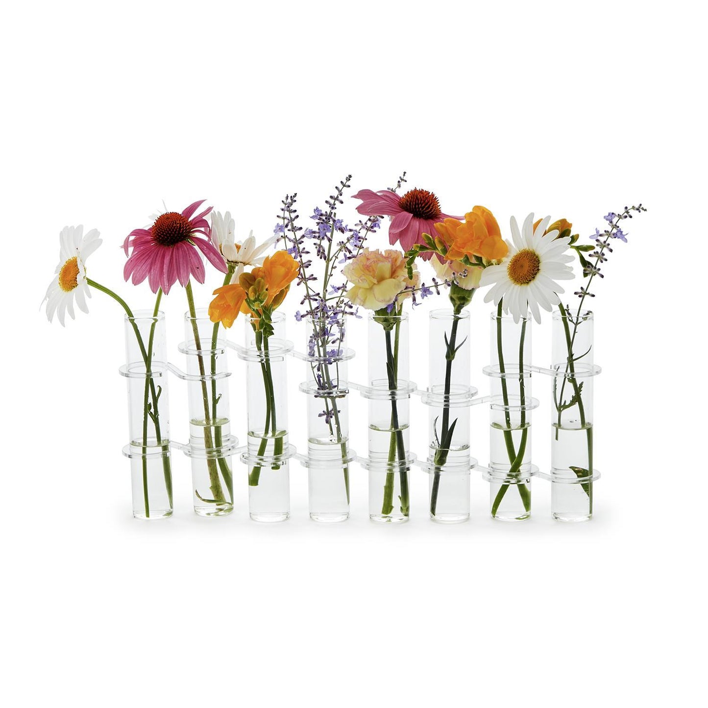 Hinged 8 Tube Flower Vase