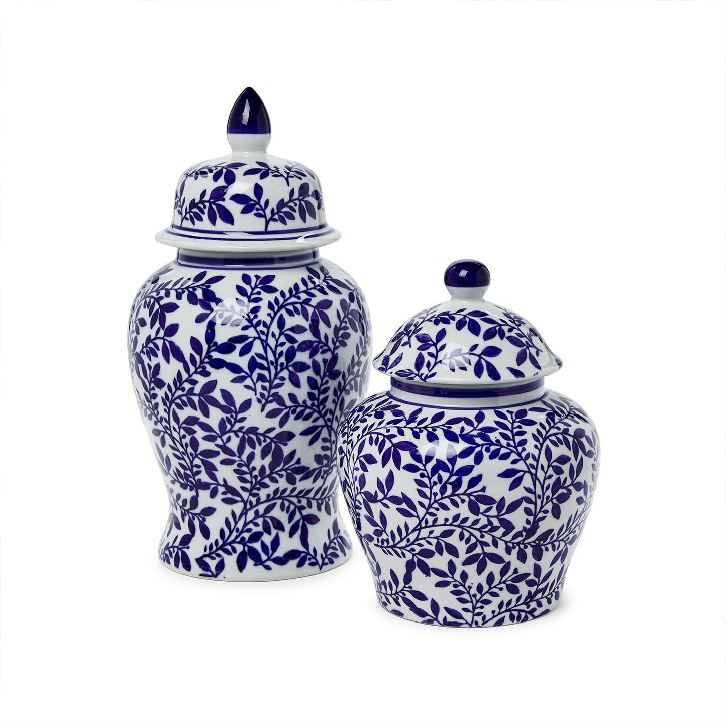 Hand Painted Chinoiserie Jar