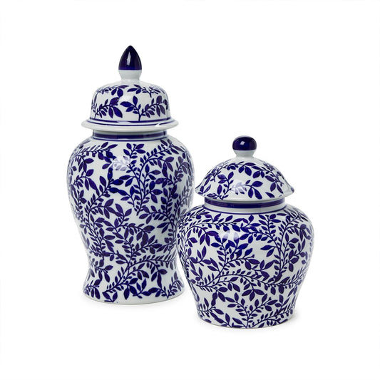 Hand Painted Chinoiserie Jar