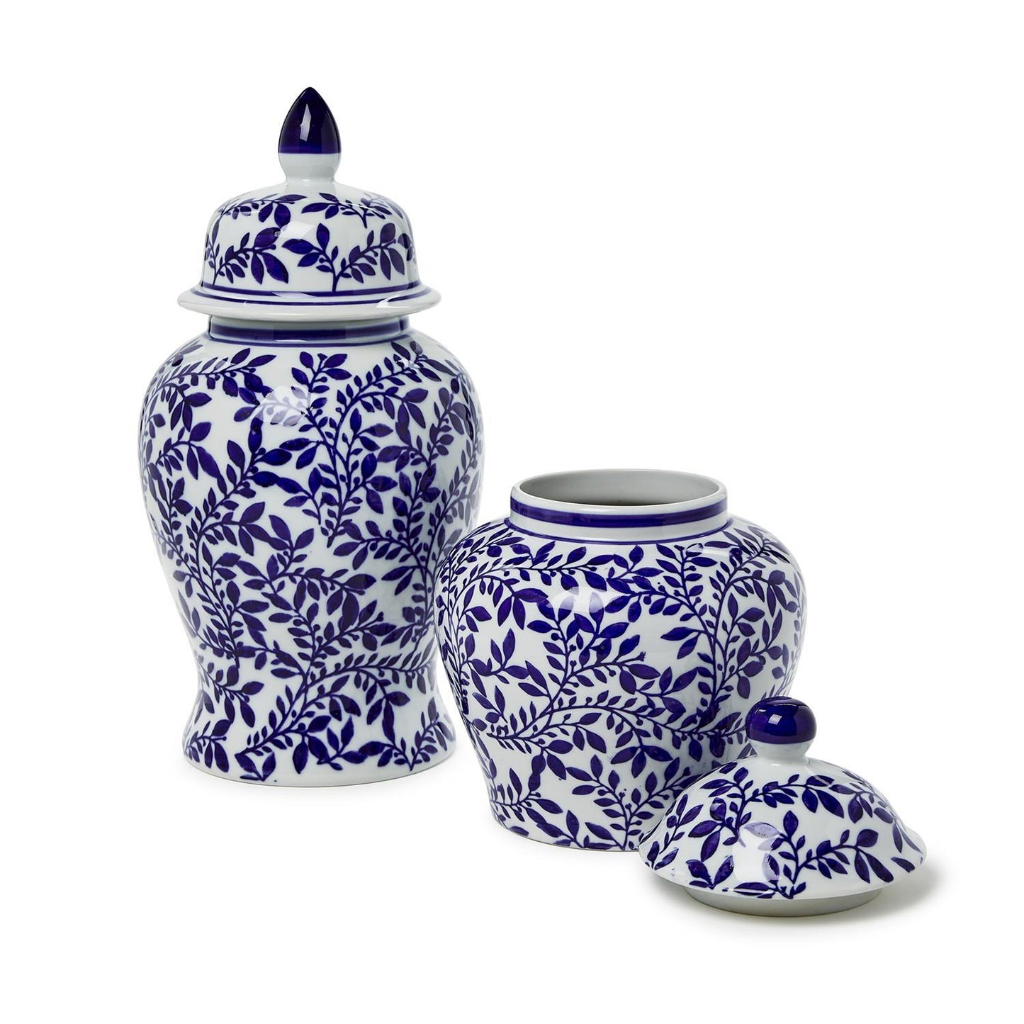 Hand Painted Chinoiserie Jar