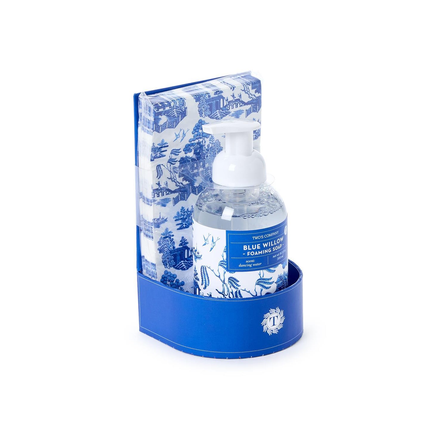 Blue Willow Foaming Soap Set