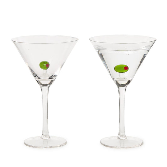 Olive Martini Glass