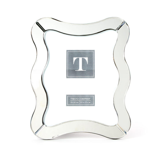 Scalloped Cut Mirror Frame