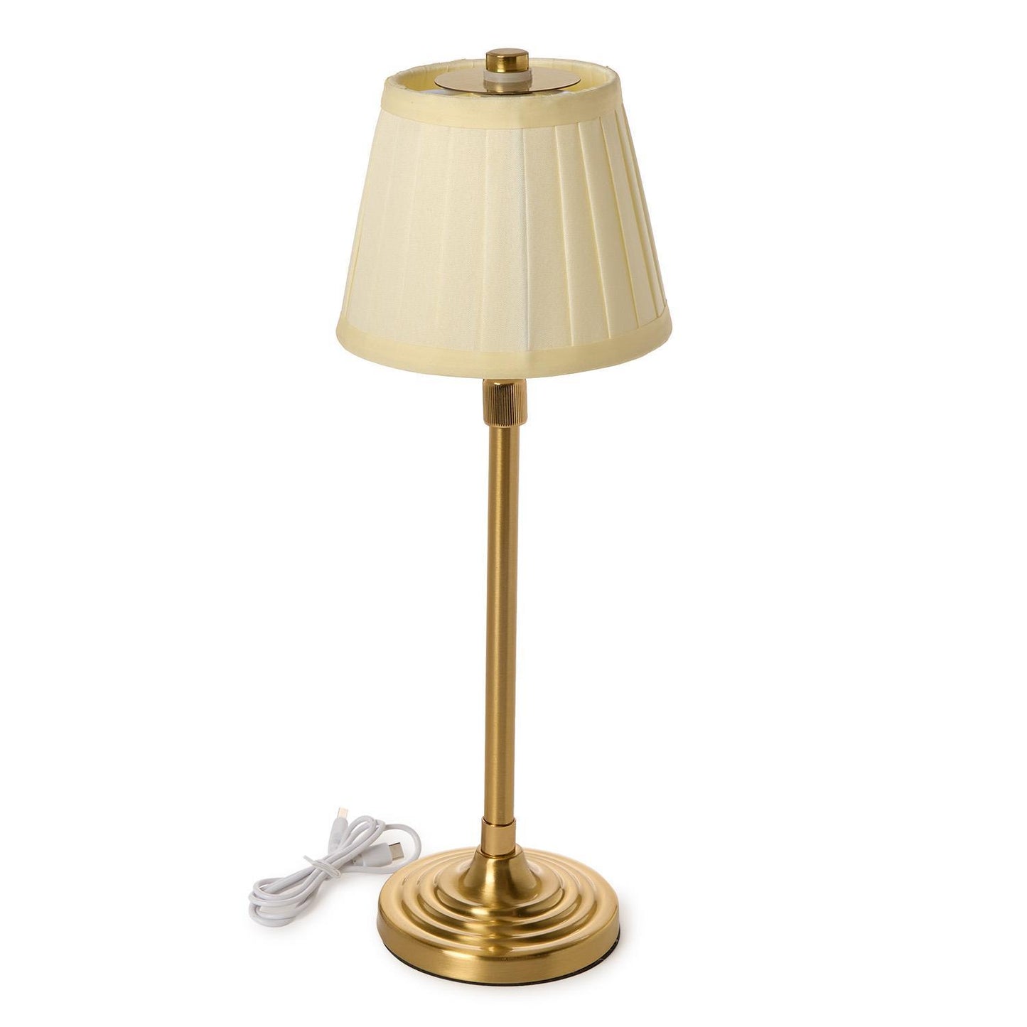 Pleated Fabric Cordless Lamp