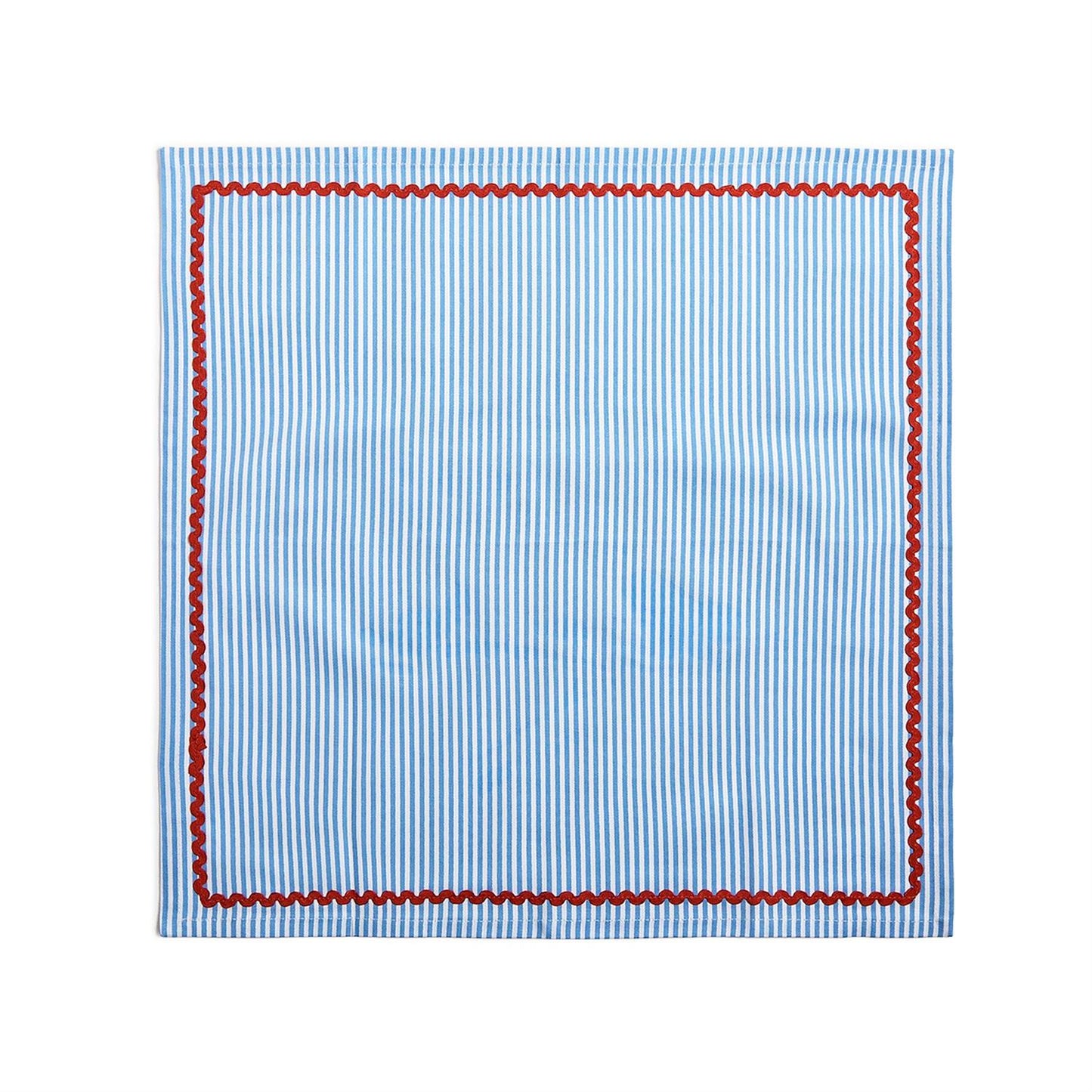 Blue Striped Dinner Napkins
