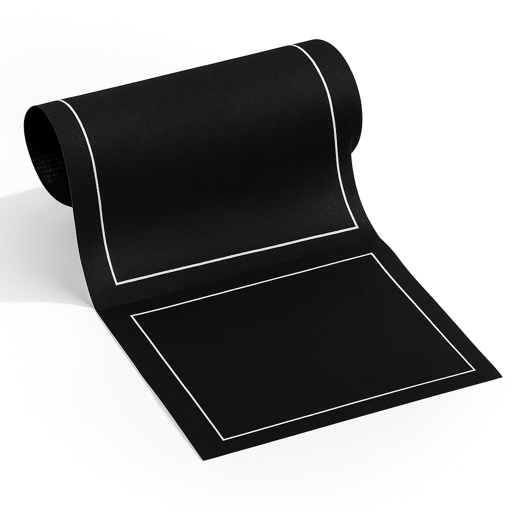 Cotton Cocktail Napkin Roll: Queen of Spades
