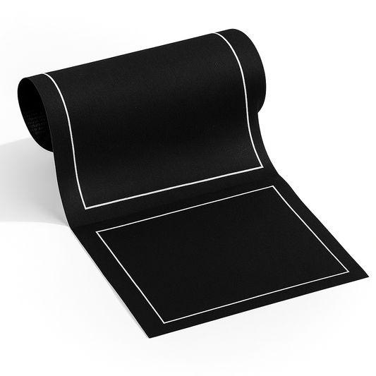 Cotton Cocktail Napkin Roll: Queen of Spades