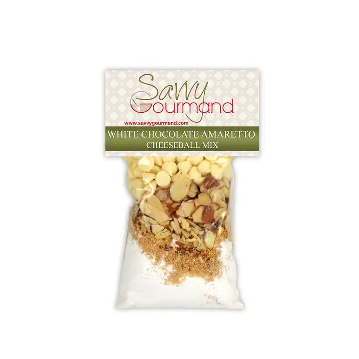 White Chocolate Amaretto Cheeseball or Pie