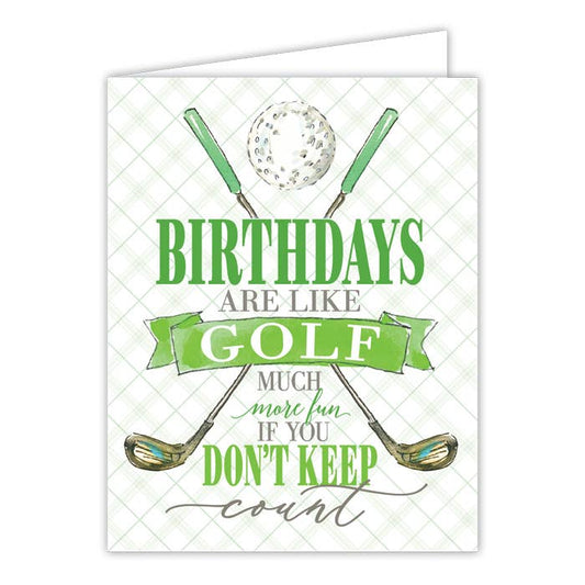 Like Golf Greeting Card