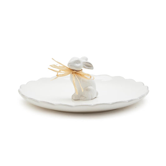 Scalloped Bunny Platter